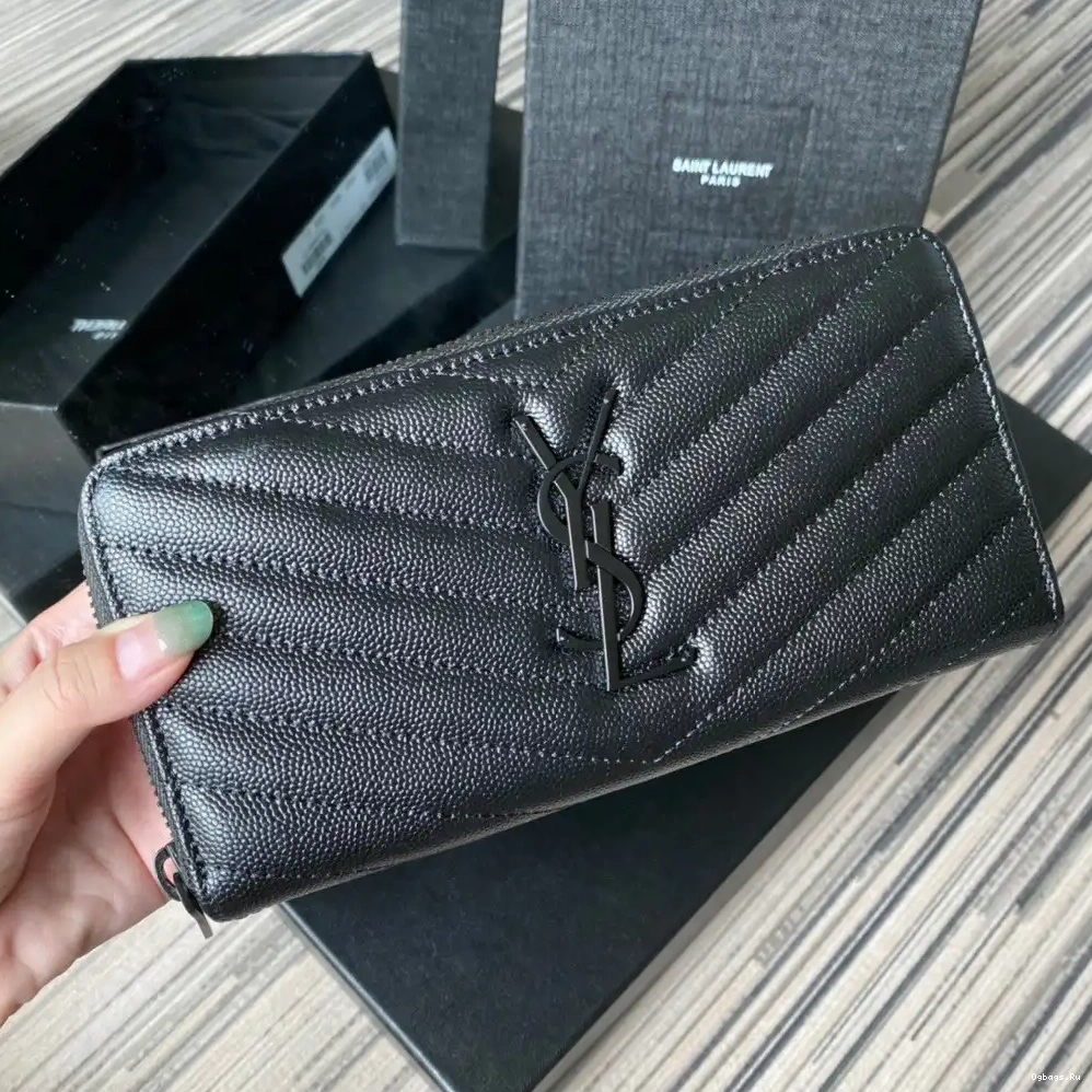 MONOGRAM ZIPPY YSL WALLET 0505